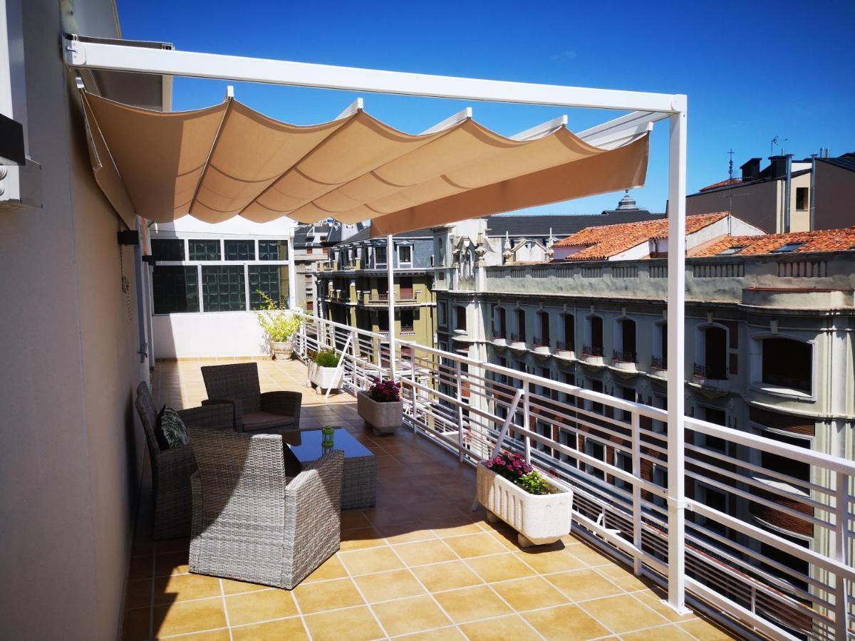 Burgo Nuevo Atico De Lujo En Pleno Centro Con Terraza Y Vistas - Leonapartamentos 外观 照片